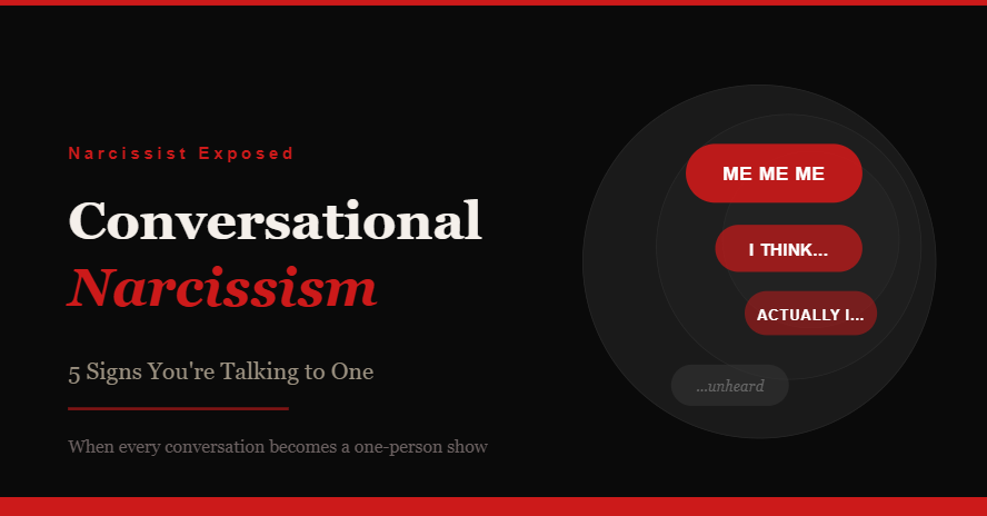 conversational narcissism
